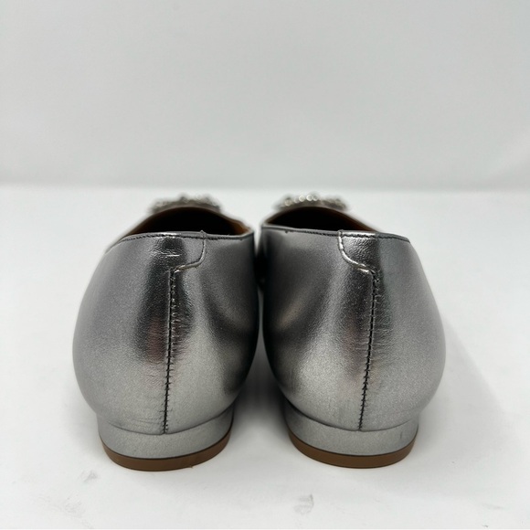 Talbots Silver Embellished Flats - Picture 6 of 9